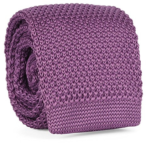 Cravatta in maglia Lilla