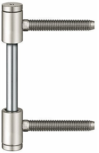 Gedotec Stahlzargen Türband Variant-Rahmenteil V 0026 WF vernickelt für gefälzte Innen-Türen | Anschlag DIN links & rechts | Türscharnier mit Tragkraft 70 kg | 1 Stück - Einbohrband für Zimmertüren