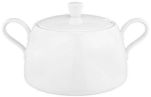 Seltmann Weiden 001.737227 Fashion weiß Schüssel mit Deckel 3,0 L, Porzellan, 3 liters