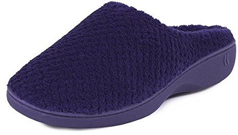 Isotoner Ladies Popcorn Terry Mule Slipper