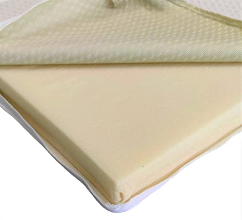 MatraMAXX Visco-Topper | angenehm weiches Liegegefühl | Raumgewicht RG 50 Höhe 6 cm | hochwertige Matratzenauflage | mit Aloe Vera-Bezug| Made in Germany |90x200 Aloe Vera