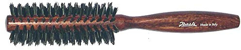 Jäneke Körperbürste aus dunklem Holz, Bubinga und schwarze Borsten, 44 g.