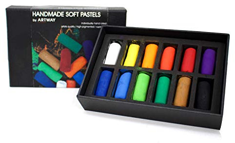 Artway Weiche Pastellkreiden, Mehrfarbig, 1 Set, 12