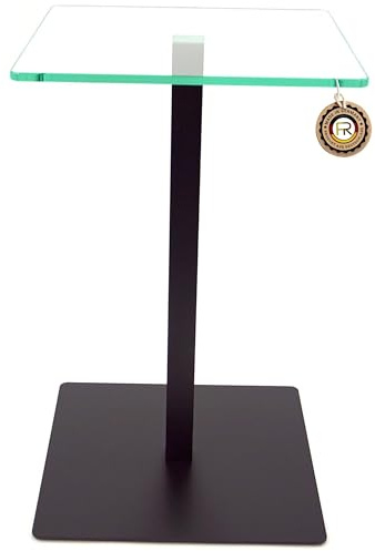 freeroom24 Beistelltisch, Tisch, Couchtisch Johannes in Schwarz matt, 30 x 30 x 50cm