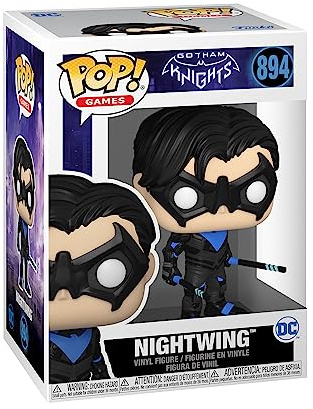 Funko Pop! Games: Gotham Knights - Nightwing - Batman - Vinyl-Sammelfigur - Geschenkidee - Offizielle Handelswaren - Spielzeug Für Kinder und Erwachsene - Video Games Fans