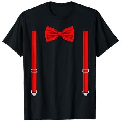 Fliege mit Hosenträgern Hochzeit und besondere Anlässe T-Shirt
