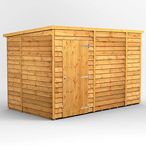 Power Holzschuppen, überlappend, 25,4 x 10,2 cm, Holzhaus, 25,4 x 10,2 cm
