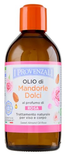 I Provenzali Huile d'amande douce parfumée à la rose 200 ml