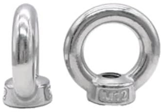 Stainless Steel Eye nut 1–5 Stück DIN582 M3 M4 M5 M6 M8 M10 m12 304 Edelstahl Marine Hebeösenmutter Ringmutter Gewinde (Size : M5 5pcs)