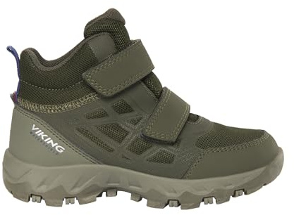 Viking Unisex barn spår Mid Wp 2 V promenadsko, OLIV, 34 EU