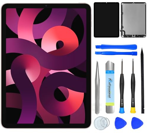 NB+ Schermo LCD di ricambio per iPad Air 5 A2588 A2589 A2591 10,9 pollici 2022 Unità Display LCD Digitizer Pannello frontale in vetro nero con strumenti