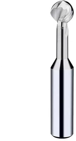 Kugelfräser In T-Form, Vollhartmetall-3D-Schaftfräser, R2, R3, R4, R5, R6, Metall, Stahl, Aluminium, Kupfer, Eisen, Wolfram, Kugelfräser,R1.0X4X50
