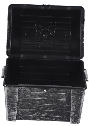 Alasum Piratenschatzkiste Vintage Dekoration Kleine Schmuckgeschenkbox für Piratenparty-dekoration Tischdeko Fotorequisite für Piratengeburtstagsdeko
