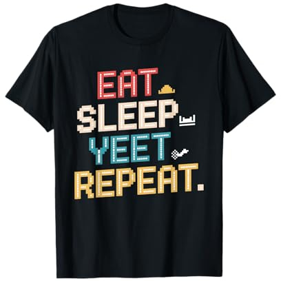 Funny Vintage Eat Sleep Yeet Repeat Apparel Youth Men Women T-Shirt