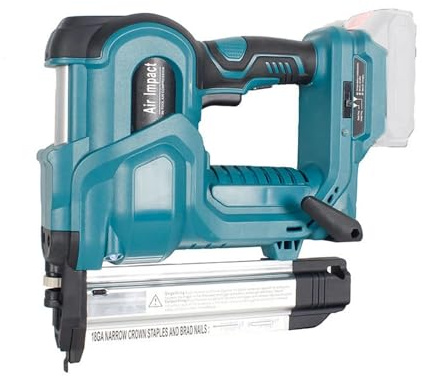 KONGMM Sparachiodi, Cucitrice elettrica for chiodatrice a Batteria con Chiodi da 200 Pezzi da 32 mm e 200 Pezzi da 50 mm for Pistola for chiodatura elettrica con Batteria al Litio(Blauw)