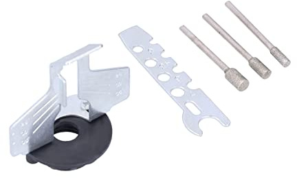 CHICIRIS Chainsaw Sharpening Kit with Impact and Polishing Tools for Simple Chains and Jagged Sharpness