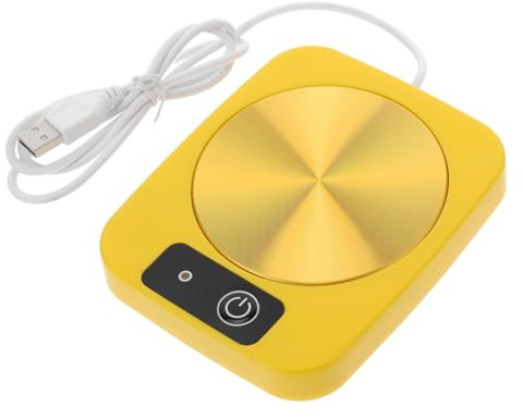 Alipis Constant Temperature Coffee Mug Warmer USB Electric Beverage Warmer for Desk Office Home Stylish Portable Thermal Cup Heater with Easy-clean Surface Coffee Tea Milk Lovers