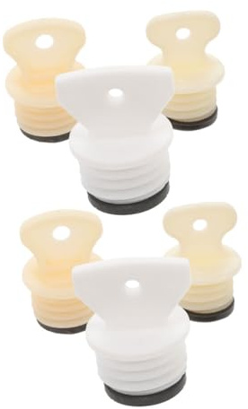 PACKOVE 6pcs Hot Water Bottle Stopper Replacement Leakproof Rubber Sealing Plugs for Warm Water Bags High Temperature Resistant for Cold Weather Adults