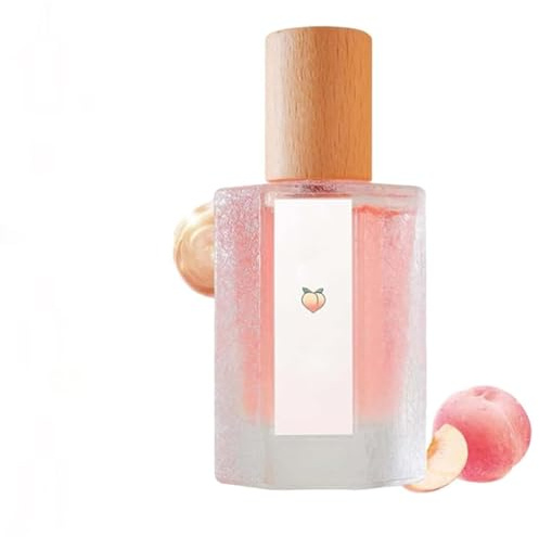 Spray perfumado con aroma a melocotón, 50 ml, natural para cabello y cuerpo, perfumes florales, amaderados y frutales de larga duración para mujer. (Peach)