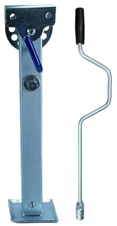 Supporti per rimorchi per camper, stabilizzatori telescopici per campeggio, roulotte e camper, gambe di supporto regolabili resistenti (460-680 mm), cric da campeggio con manovella