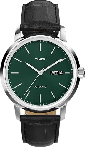 Timex Marlin® TW2Y54400 - Reloj automático con Correa de Piel de 40 mm para Hombre
