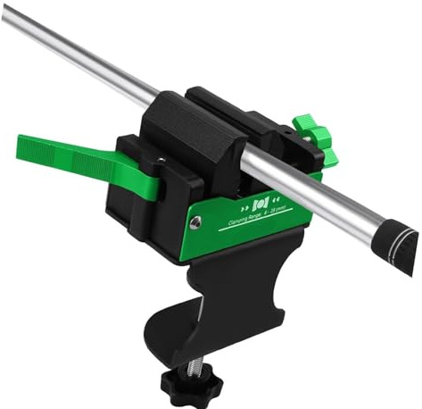 Ldabrye Morse di riparazione per mazze da golf Durabilità Nuclei di ferro Impostazioni rapide Morsetti in gomma di alluminio Strumento per officina Morsetti per mazze da golf Base in ferro in gomma