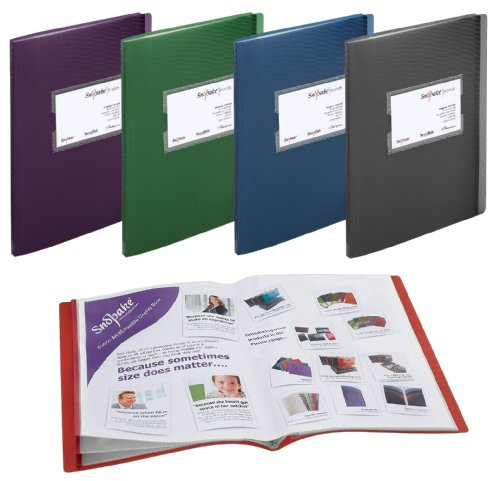 Snopake Fusion visarböcker, fack för 20 A4 eller 40 A5-blad, 5 stycken sorterade