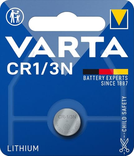 Varta Photo Batteries for Cameras and Photos / 2CR5 / CR-P2 / V28PX - V28PXL / CR-V3 / V74PX - V76PX / V4034PX / CR-1-3 / CR123A / CR 2 in Single Blister Pack (CR 1-3)