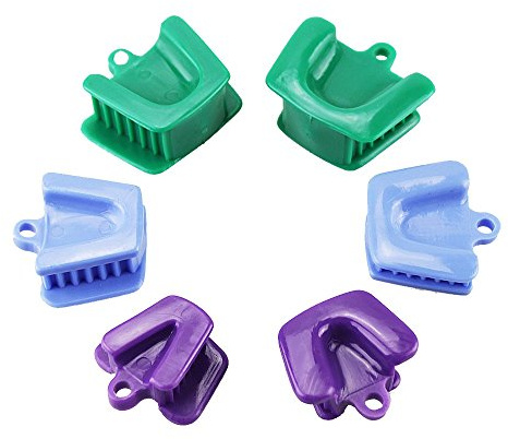 Earlywish 6 st tandvård silikon munstöd bita block gummikoppare uppdragare latex