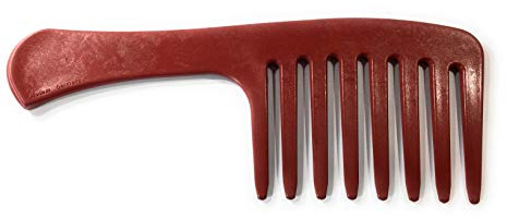 Strähnenboy 270 av Hercules Sägemann stor greppkam kolkam röd 23 cm 8 zinken lockkam rörkam afrokam grov tandning (C270r) antistatisk