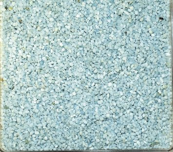 naninoa PERLKIES (Bunter grobkörniger Dekosand, Farbsand) 5 kg farbige kleine Steine. Farbe: Blau, HELLBLAU