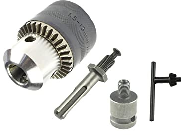 CHANCS 1/2-20UNF 1.5mm-13mm Schnellwechsel-Bohrschrauber-Adapter mit SDS-Hammer Rundschaft 1/2 Vierkant-Steckschlüssel-Einsatz Adapter-Einsatz für Schlagschrauber Akku-Bohrmaschinen