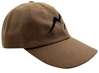 DRASSN Baseball Cap Tröbes mit Stick 100% Bio-Baumwolle (Braun | Schwarz)