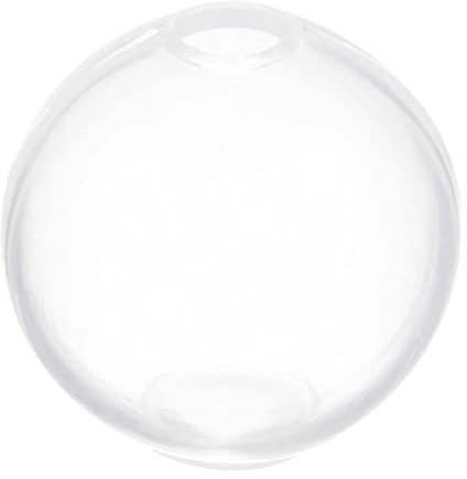 sourcing map Sphère Silicone Résine 1.3 Moule Clair 3D Sans-Couture Rond Ball Moule pour Bijouterie, Savon, Bougie Fabrication