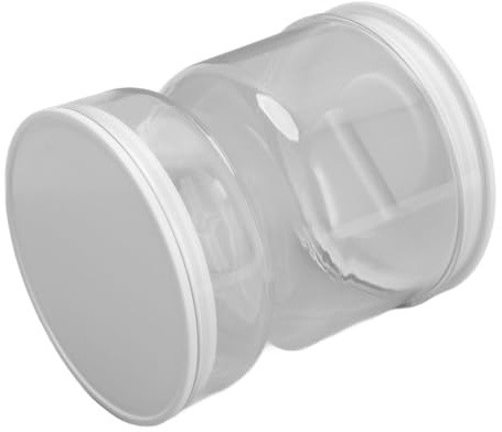 Fabater Tarro de Cristal para Pepinillos, Tarro de Reloj de para Pepinillos y Aceitunas con Colador para Separador de Jugo de Pepinillos de Húmedo y Seco, Contenedor de Pepinillos