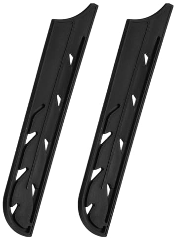 sourcing map 2Stk Messer Schutzhüllen Schneidenschutz für Messer für 8 Brotmesser Schneide Klingenschutz Universal Messerscheide für Küche Schwarz