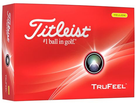 Titleist TruFeel - Palline da golf, confezione da 12, colore: giallo