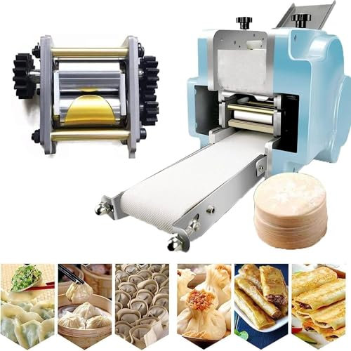 GBHJJ Macchina per Gnocchi Commerciale, Avvolgitrice Elettrica per Gnocchi da 140 W, Velocità di Produzione 40 Pezzi/Min, Avvolgitrice per Gnocchi Con Sfogliatrice Con Stampo da 80 Mm