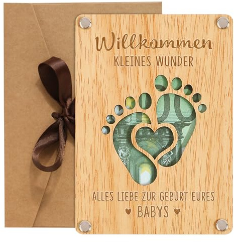 BOFUNX Baby Geburt Geschenk Taufe Geschenk Geburtsgeschenk Geldgeschenk Verpackung zur Geburt Taufe Schwangerschaft Verkünden