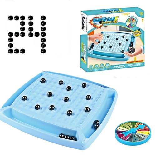 magneti schbrett Spiele 2025 Neue und strategische Spiele auf den arbeitsflächen Von Familien, für Kinder und Erwachsene, einschließlich 40-Magnet-Chips (Familienausgabe（24 pillen）)