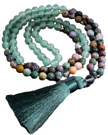 divuukyi Stein-Armband, Stein-Armband, Stein-Halskette, Perlenarmband, Handgelenkschmuck, Party-Accessoire, geeignet für tägliche Outfits, Indischer Achat