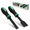 Prozwee 2PCS Carbide Scraper Set(1-1/4 inch & 5/8 inch),Super Gasket Scraper with Durable Tungsten Tip for Remove Gaskets, Carbon and More from Varied Surfaces