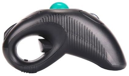 Operitacx Souris Trackball sans Fil Ergonomique pour Droitiers et Gauchers Souris à Boule de Pouce Port USB Utilisation Bureau 10 M de Portée Optimisée Fatigue Oculaire