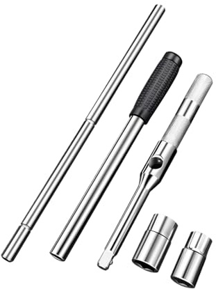 Llave para Tuercas de Rueda | Llave de Rueda Extendida | Adaptador Para Extracción De Vaso Extendido Antideslizante Desmontable Herramienta Para Cambio De Ruedas De Camión Offroad Por Mecánicos