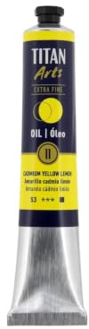 Titan Arts Oleo Extra Fino 60 Ml (11 AMARILLO CADMIO LIMÓN serie 3)