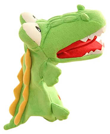 Generisch Dino-Handpuppe 38 cm aus Stoff für Kinder ab 3 Jahren