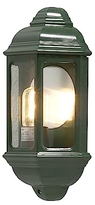 Konstsmide Cagliari 7011 Wandleuchte (B: 18cm T: 10cm H: 36cm, 1x100W, IP43) grün