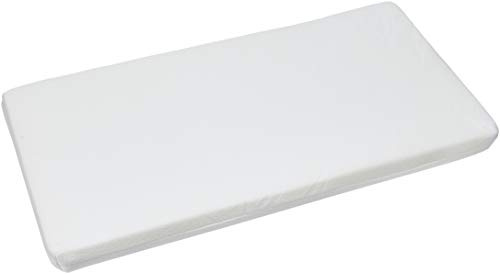 Easy Dort - Bäddmadrass 40 x 80 cm - vagga, liggdel eller babysäng - bambuöverdrag | sommar och vinter | dubbelsidigt | mycket bekväm | fransk tillverkning 40 x 80 cm | Oeko Tex® | Vit