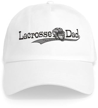CafePress Lacrosse Dad Helmet Cap Unique Adjustable Baseball Hat