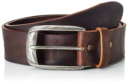 Werner Trachten Unisex Trachtengürtel Gürtel, Braun (Dunkelbraun 560), 110 cm